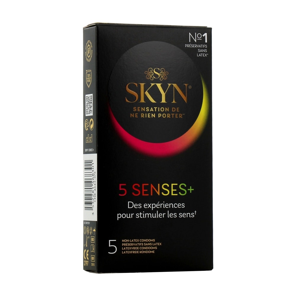 Préservatifs SKYN 5 Senses+ boîte de 5