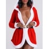 Robe capuche mère Noël Fantasy Santa