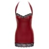 Robe effet mat rouge bordeaux