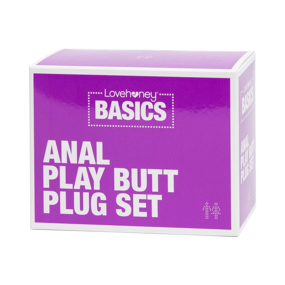 Kit plug anal Play BASICS 4 pièces