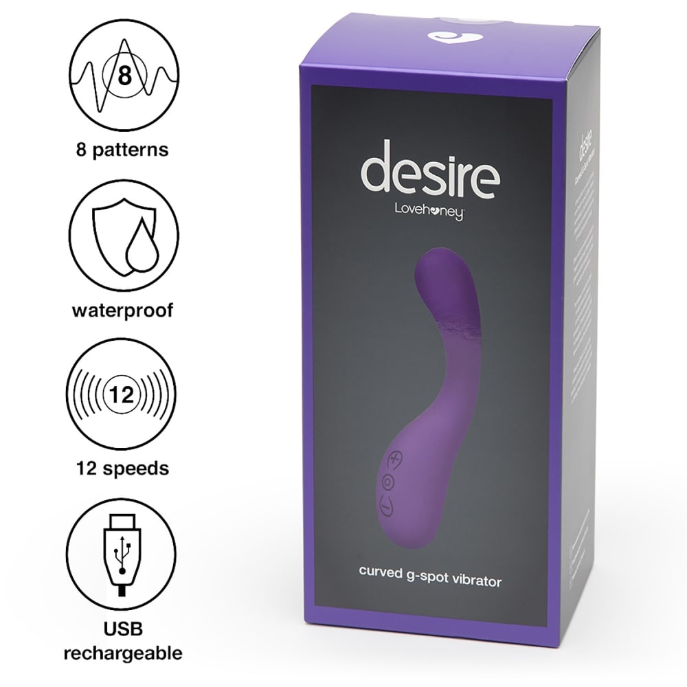 Vibromasseur point G Curved Luxury Desire