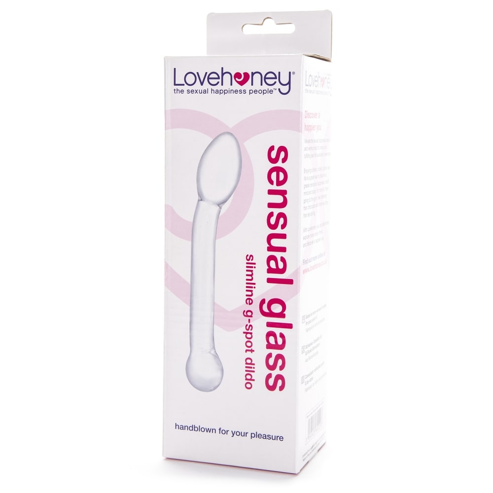 Dildo en verre point G Slimline Sensual Glass