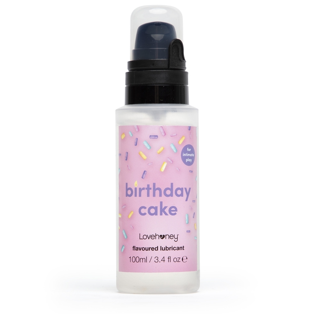 Lubrifiant eau aromatisé gâteau d'anniversaire 100 ml