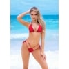 Maillot de bain 2 pièces Ring & Chain rouge