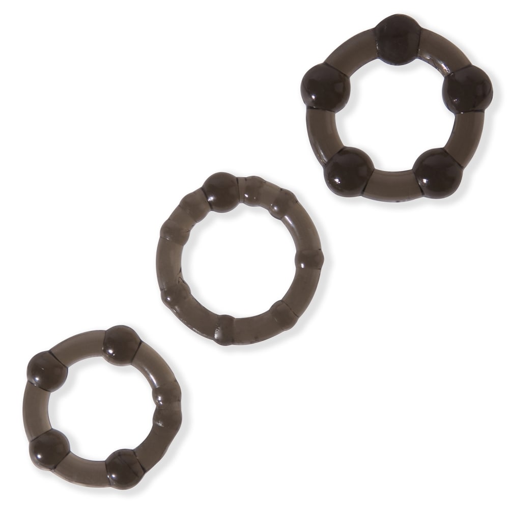 Kit cockring Triple BASICS 3 pièces