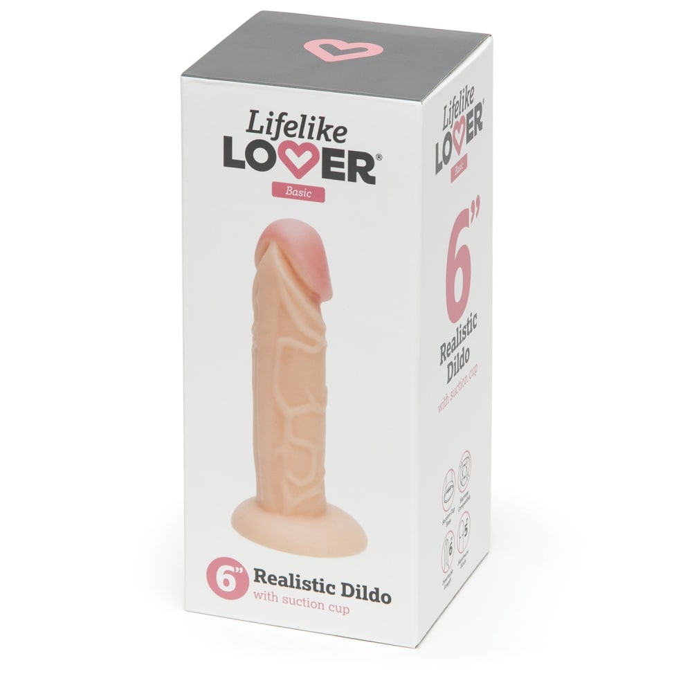 Gode ventouse 15,2 cm Basic Lifelike Lover