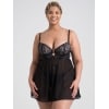 Nuisette babydoll Parisienne Charm noir GT