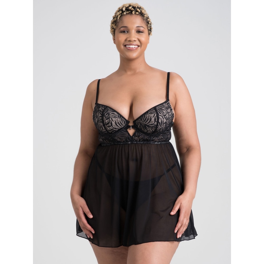 Nuisette babydoll Parisienne Charm noir GT