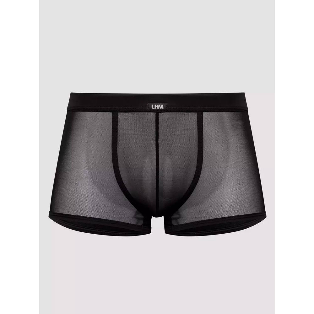 Boxer transparent noir