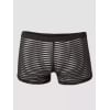 Boxer transparent rayures noir